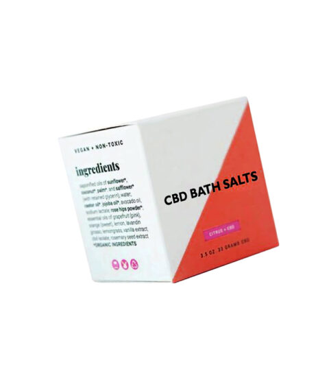 CBD Bath Salts Boxes Wholesale