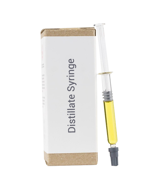 Custom Printed Distillate syringe packaging