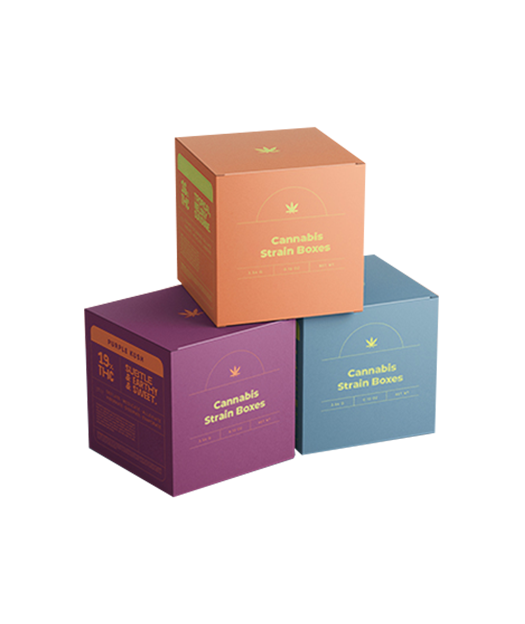 Delta 9 Cannabis Strain Packaging Boxes